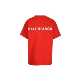 T-shirt con logo, vestibilità regolare “Bright Red” 612965TMVF43168