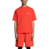 T-shirt con logo, vestibilità regolare “Bright Red” 612965TMVF43168