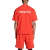 T-shirt con logo, vestibilità regolare “Bright Red” 612965TMVF43168