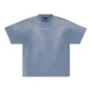 T-shirt con scollo a V, vestibilità media “Blue White” 764235TPVK14313
