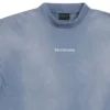 T-shirt con scollo a V, vestibilità media “Blue White” 764235TPVK14313