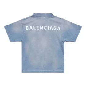 T-shirt con stampa sul retro “Blue White” 681864TPVK14313