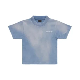 T-shirt con stampa sul retro “Blue White” 681864TPVK14313