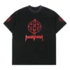T-shirt con stencil metallico BB “Black Red” 764235TPVI21568