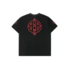 T-shirt con stencil metallico BB “Black Red” 764235TPVI21568