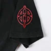 T-shirt con stencil metallico BB “Black Red” 764235TPVI21568