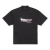 T-shirt con stencil politico “Black White” 764235TQVI51569