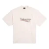 T-shirt con stencil politico “White Black” 764235TQVI59784