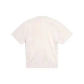 T-shirt con stencil politico “White Black” 764235TQVI59784
