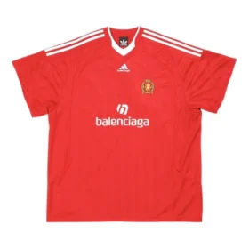 T-shirt da calcio Balenciaga x adidas Oversized “Rosso” 723663TNV136400