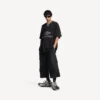 T-shirt da calcio da uomo 3b con scollo a V oversize in nero/antracite T-shirt da calcio da uomo 3b con scollo a V oversize in nero/antracite