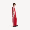 T-shirt da calcio da uomo oversize in rosso