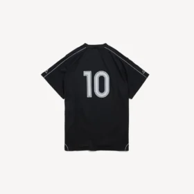 T-shirt da calcio da uomo oversize nera