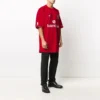 T-shirt da calcio oversize “Red White” 641666TJV056540