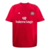 T-shirt da calcio oversize “Rosso Bianco” 641658TJV516540
