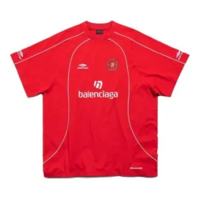 T-shirt da calcio oversize “Rosso Bianco” 777705TPVV36643