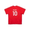 T-shirt da calcio oversize “Rosso Bianco” 777705TPVV36643