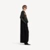 T-shirt da donna Balenciaga Sacra Cœur con strascico, nera T-shirt da donna Balenciaga Sacra Cœur con strascico, nera