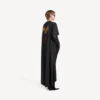 T-shirt da donna Balenciaga Sacra Cœur con strascico, nera T-shirt da donna Balenciaga Sacra Cœur con strascico, nera