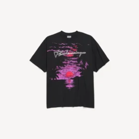 T-shirt da donna “Dream” dalla vestibilità media, colore nero