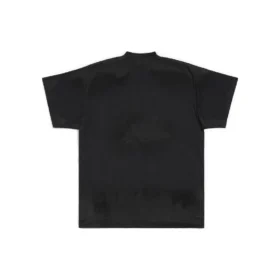T-shirt da skater oversize “Black Faded” 739028TOVN21055