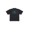 T-shirt da surfista, vestibilità media “Black Blue” 764235TPVM31412