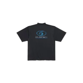 T-shirt da surfista, vestibilità media “Black Blue” 764235TPVM31412