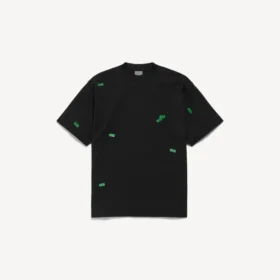 T-shirt da uomo 520 stickers a vestibilità media in nero/verde T-shirt da uomo 520 stickers a vestibilità media in nero/verde
