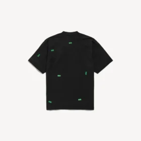T-shirt da uomo 520 stickers a vestibilità media in nero/verde T-shirt da uomo 520 stickers a vestibilità media in nero/verde