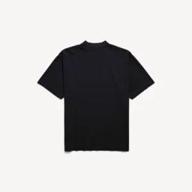 T-shirt da uomo con stampa “messy spray” e vestibilità media in nero T-shirt da uomo con stampa “messy spray” e vestibilità media in nero