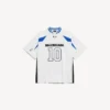 T-shirt da uomo oversize Balenciaga | Collaborazione NBA in bianco/multicolore T-shirt da uomo oversize Balenciaga | Collaborazione NBA in bianco/multicolore