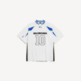 T-shirt da uomo oversize Balenciaga | Collaborazione NBA in bianco/multicolore