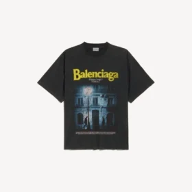 T-shirt da uomo “The Address” con vestibilità media in nero slavato T-shirt da uomo “The Address” con vestibilità media in nero slavato