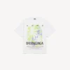 T-shirt da uomo “The Window” vestibilità media, colore bianco