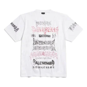 T-shirt Diy Metal “Bianco Nero Rosso” 641675TPVO29065