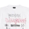 T-shirt Diy Metal “Bianco Nero Rosso” 641675TPVO29065