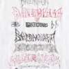 T-shirt Diy Metal “Bianco Nero Rosso” 641675TPVO29065