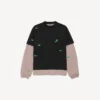 T-shirt doppia ibrida da uomo 520 stickers in nero/verde T-shirt doppia ibrida da uomo 520 stickers in nero/verde