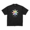 T-shirt “How Do You Feel” vestibilità media “Black” 764235TQVS31055