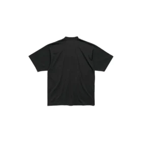 T-shirt “How Do You Feel” vestibilità media “Black” 764235TQVS31055