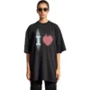 T-shirt “I Love” taglia L “Black” 744439TOVH39034