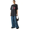 T-shirt “I Love” taglia L “Black” 744439TOVH39034