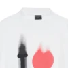 T-shirt I Love, vestibilità larga “White” 744439TOVH39081