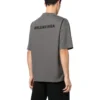 T-shirt in cotone con logo ricamato “Grey” 612966TNVG91300