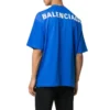 T-shirt in cotone con logo stampato sul retro “Blue” 570805THV808077