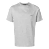 T-shirt in cotone con piccolo logo stampato “Grey” 556151TYK281300