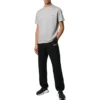 T-shirt in cotone con piccolo logo stampato “Grey” 556151TYK281300