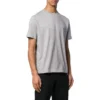 T-shirt in cotone con piccolo logo stampato “Grey” 556151TYK281300