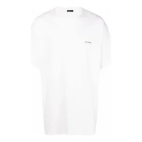 T-shirt in cotone con piccolo logo stampato “White” 556151TYK289000