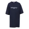 T-shirt in cotone oversize EST. 1917 “Dark Blue” 583218TFV44